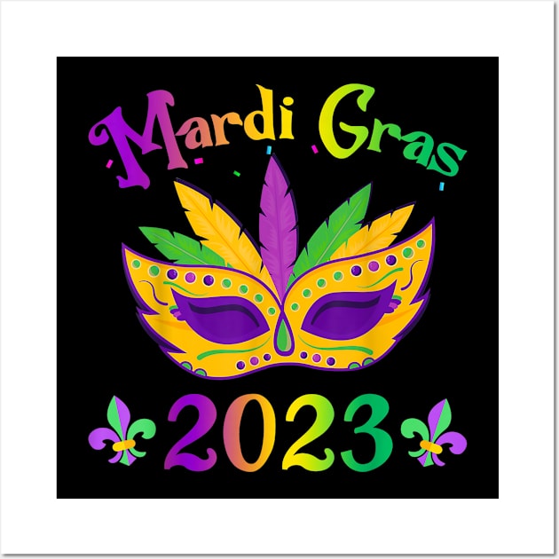 Mardi Gras 2023 Wall Art by bonsauba